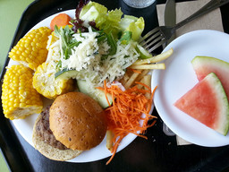 Thanks to this dish I learned a new word: a slider (a small burger that just slides to your stomach).