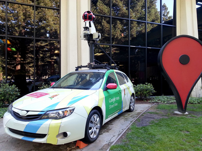 The latest generation of Google Street View car (2013). This car is more high-tech than you probably think!