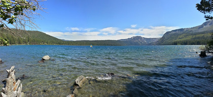 Fallen leaf lake next to Lake Tahoe.