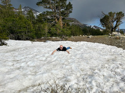 Snow in June? I had to try it out and yep, it was snow indeed.