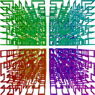 3D Hilbert curve created with Malsys.