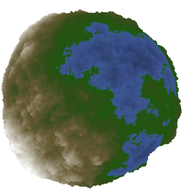 Random faults algorithm applied on the sphere.