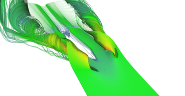 Another visualization of the datasets using stream-tubes.